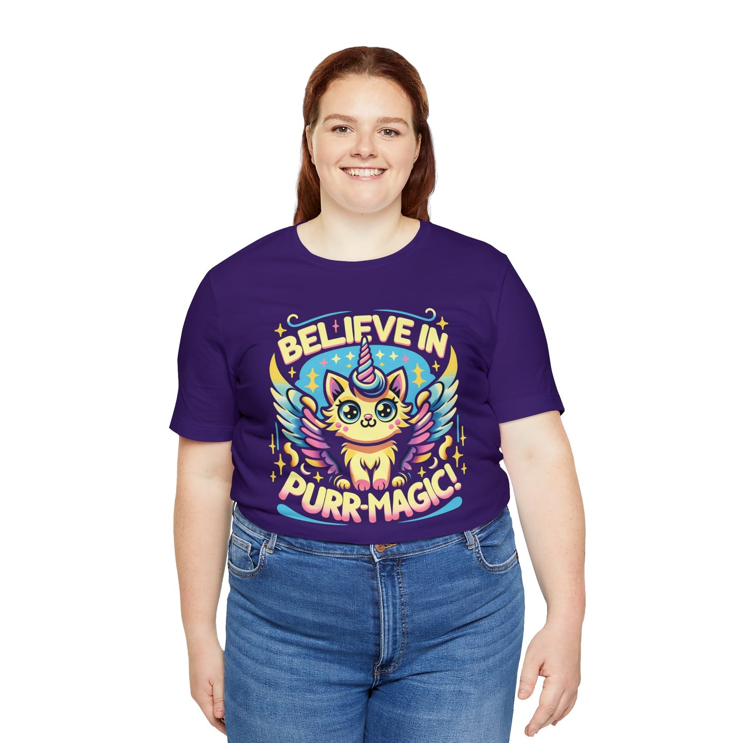 🦄 "Believe In Purr-Magic! Tee" 🐱