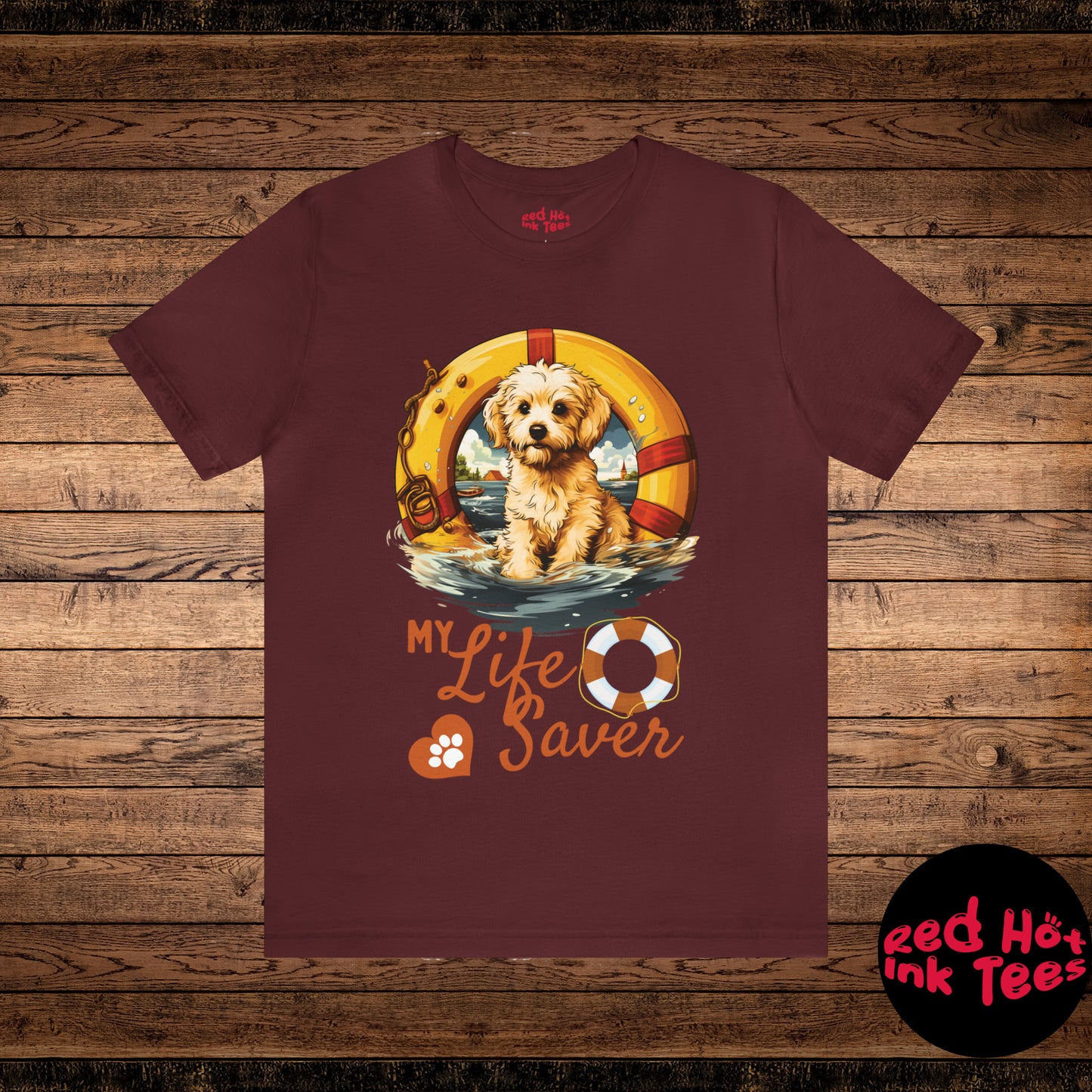 My Life Saver Bolognese Dog Tee