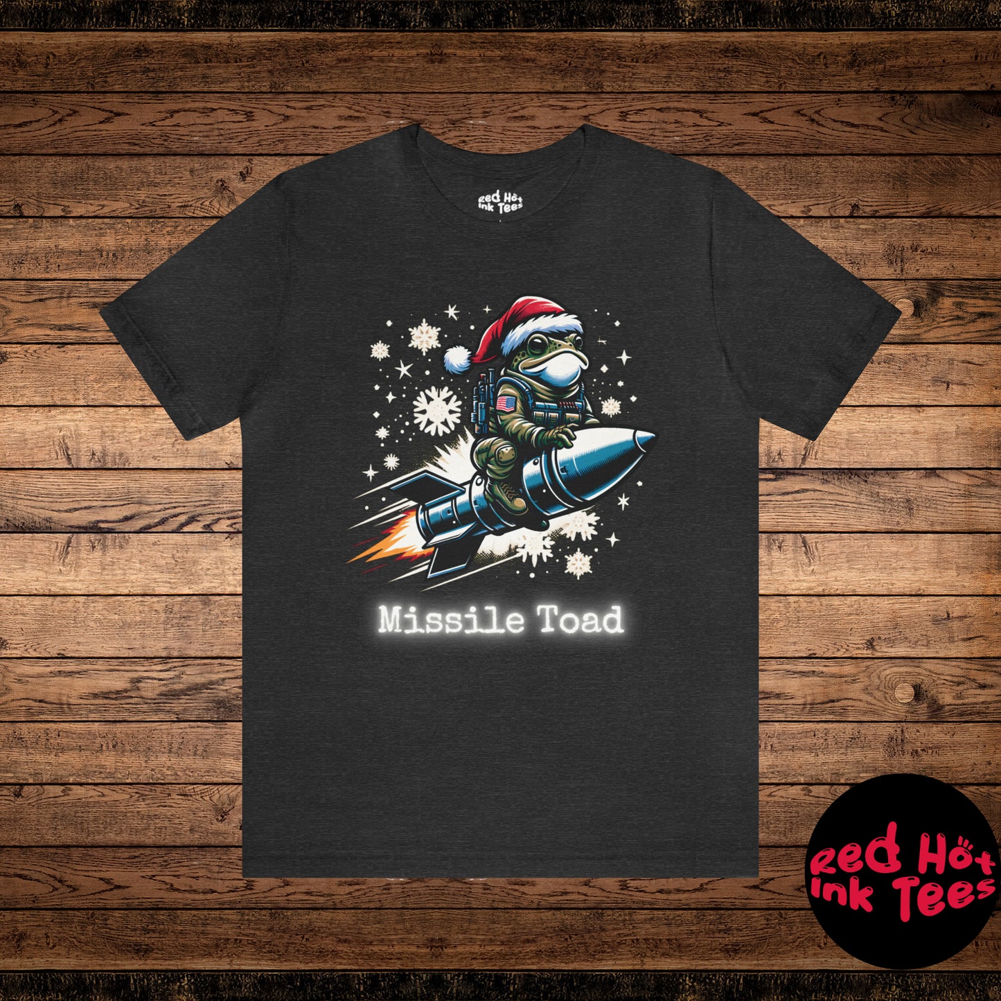 🚀 "Missile Toad 2: The Holiday Hop" Tee