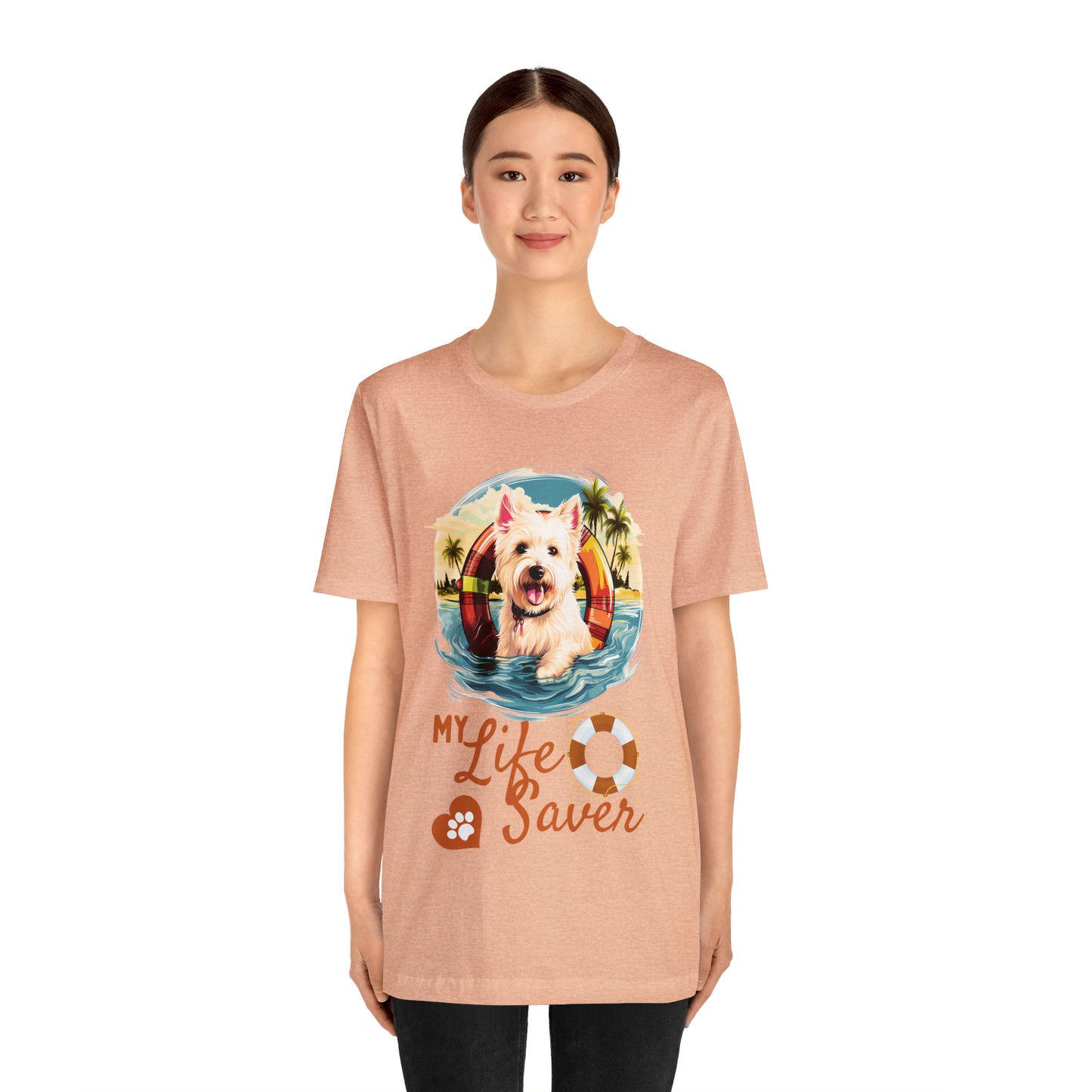 My Life Saver West Highland White Terrier Dog Tee