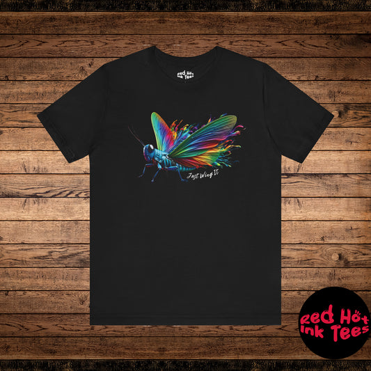 🌈 "Just Wing It Grasshopper Tee" 🌈