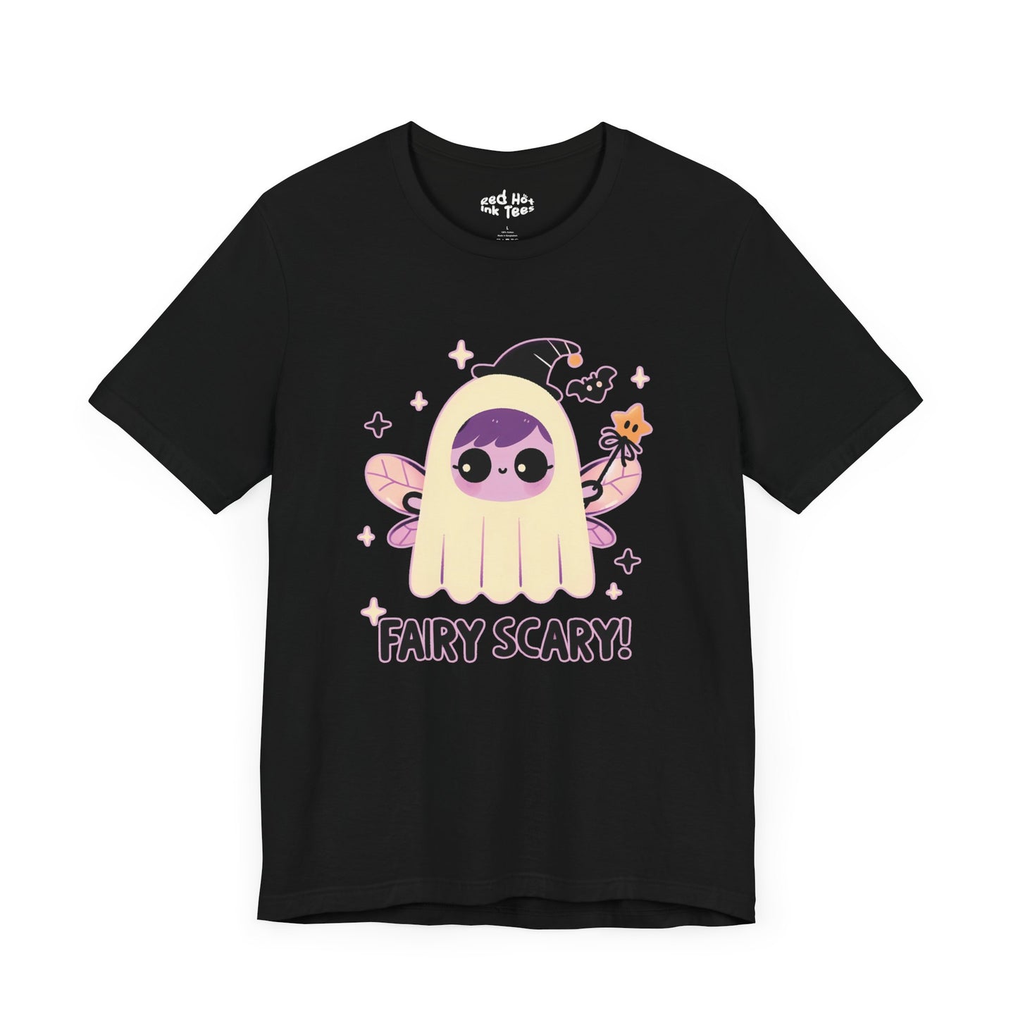 🧚‍♀️👻 "Fairy Scary" Cute Halloween Ghost Fairy T-Shirt 🎃✨