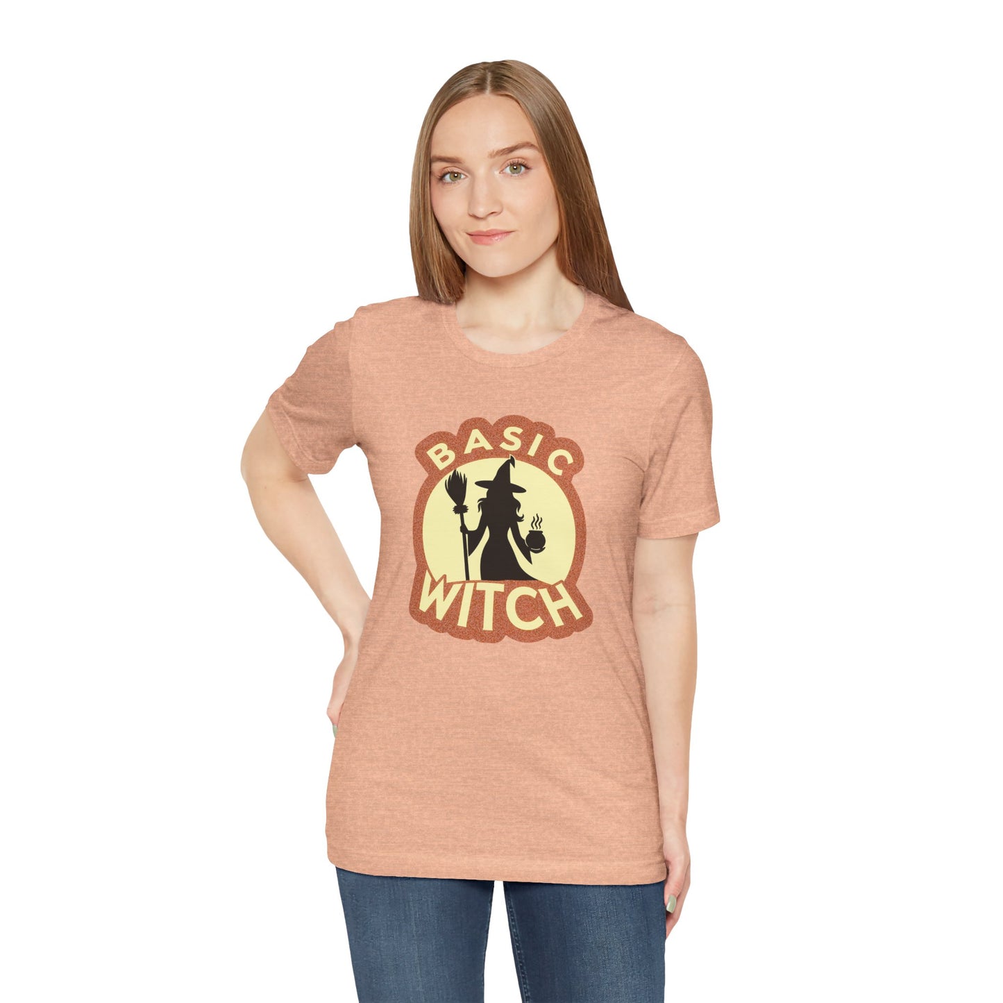 🧙‍♀️☕ "Basic Witch" Funny Halloween Coffee T-Shirt 🎃✨