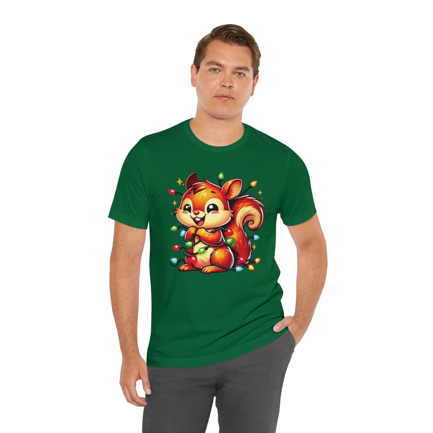 Squirrel Christmas Entanglement Tee