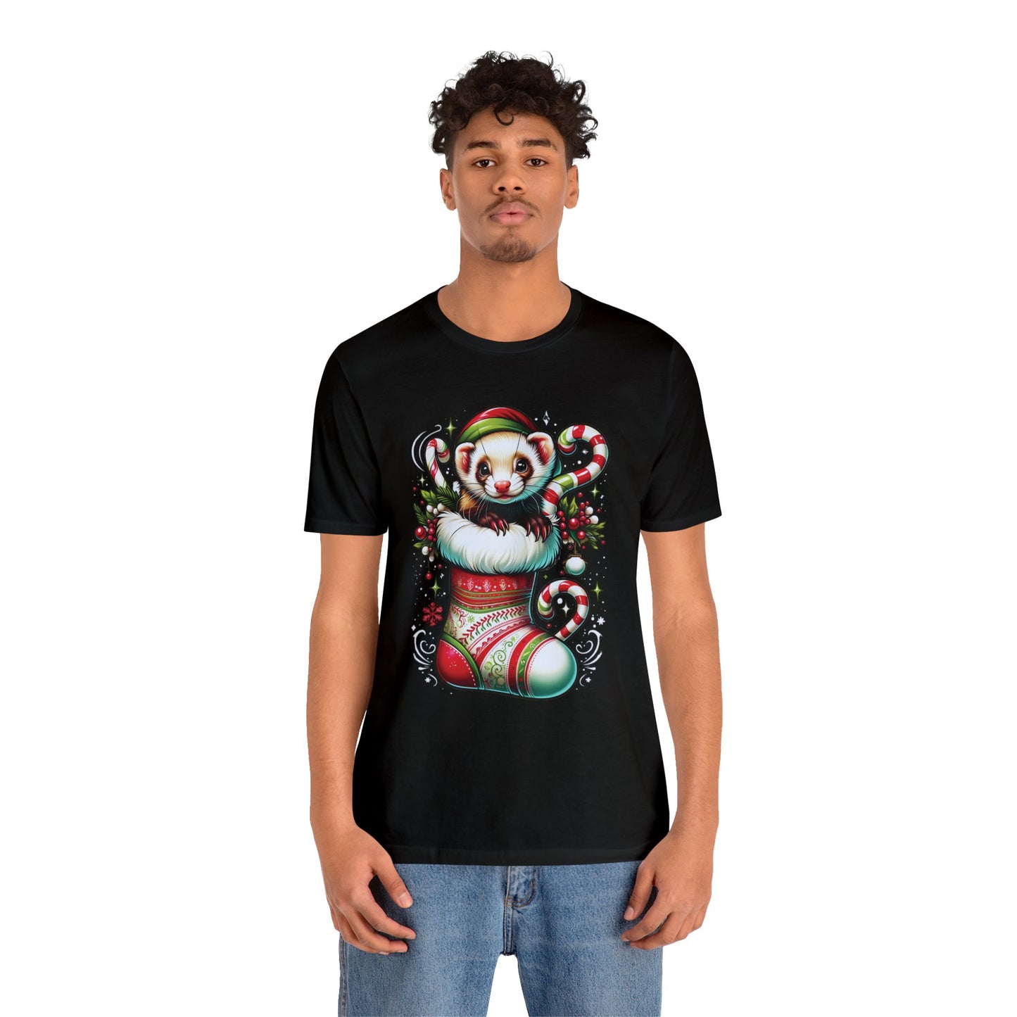 🎄 "Ferret Stocking Tee" 🐾