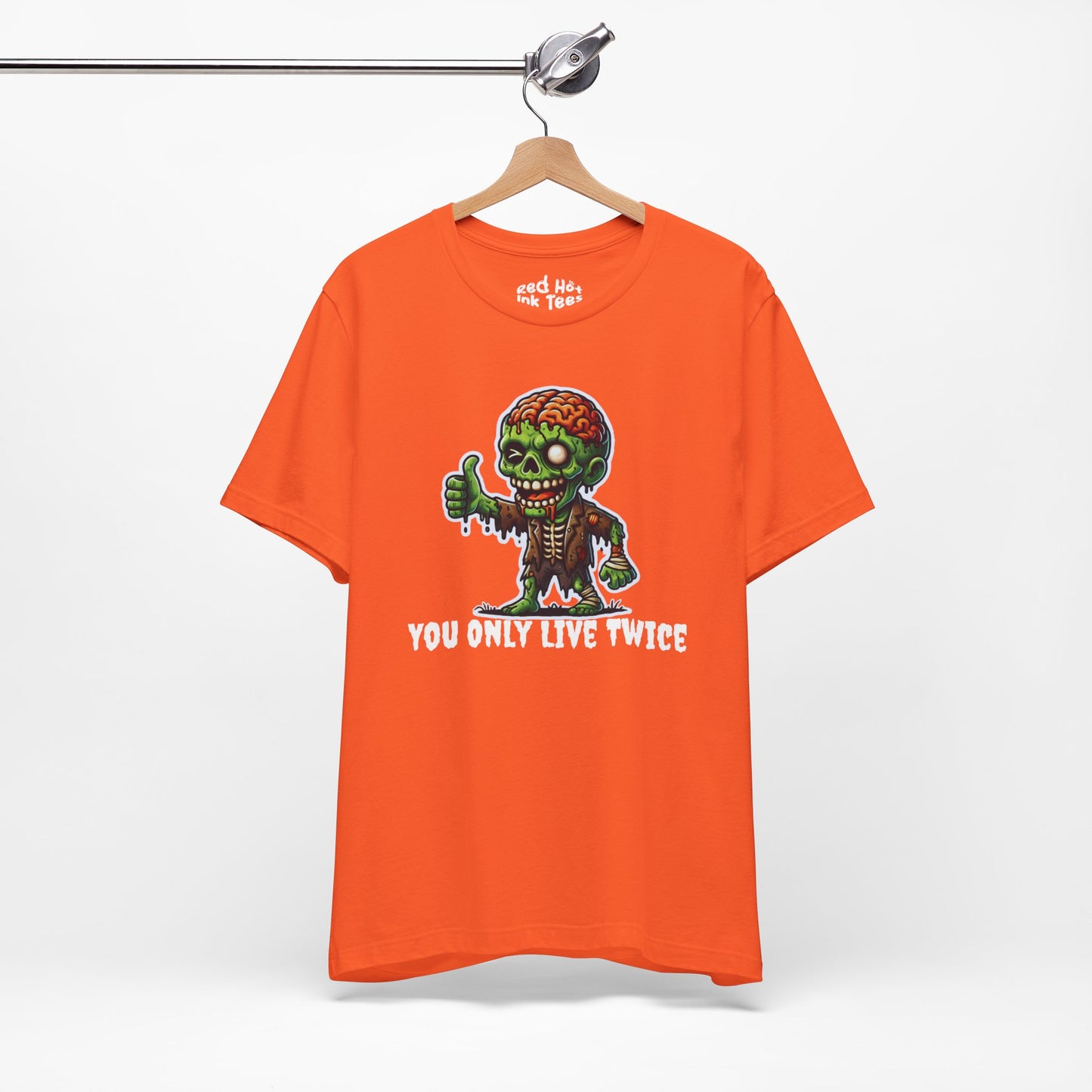 🧟‍♂️ "You Only Live Twice" Zombie Thumbs Up T-Shirt 🧠