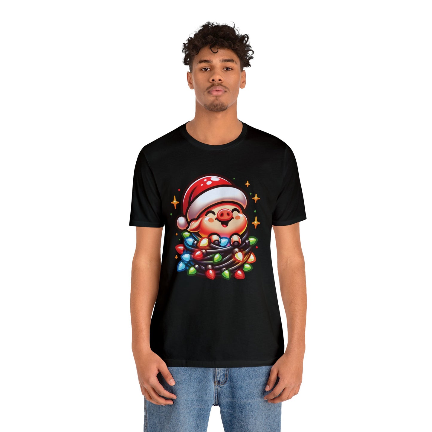 Pig Christmas Entanglement Tee