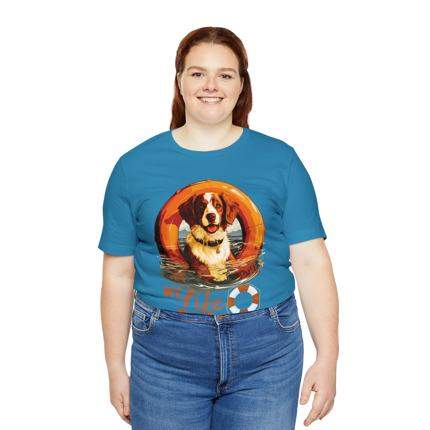 My Life Saver Brittany Dog Tee