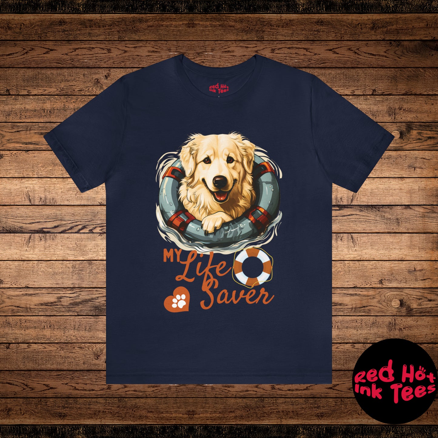 My Life Saver Great Pyrenees Dog Tee