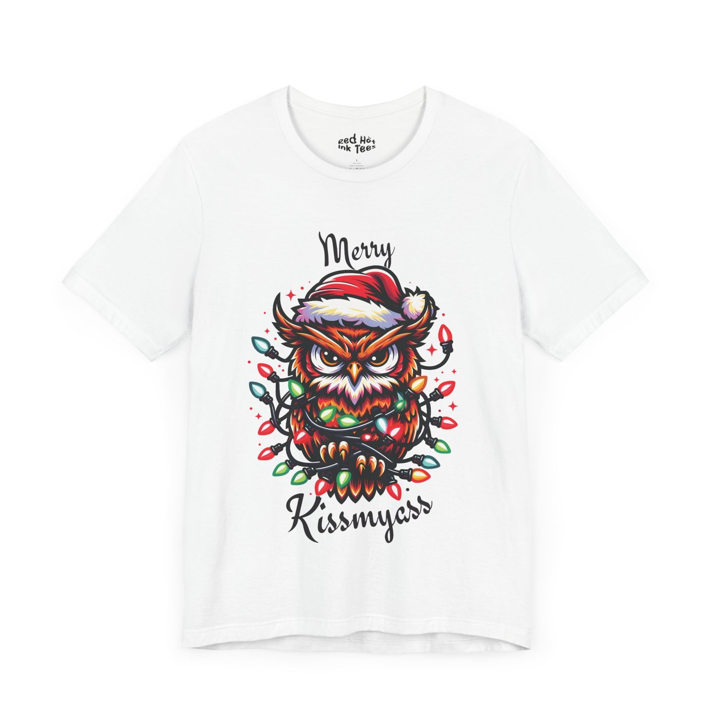 Merry Kissmyass Owl Tee