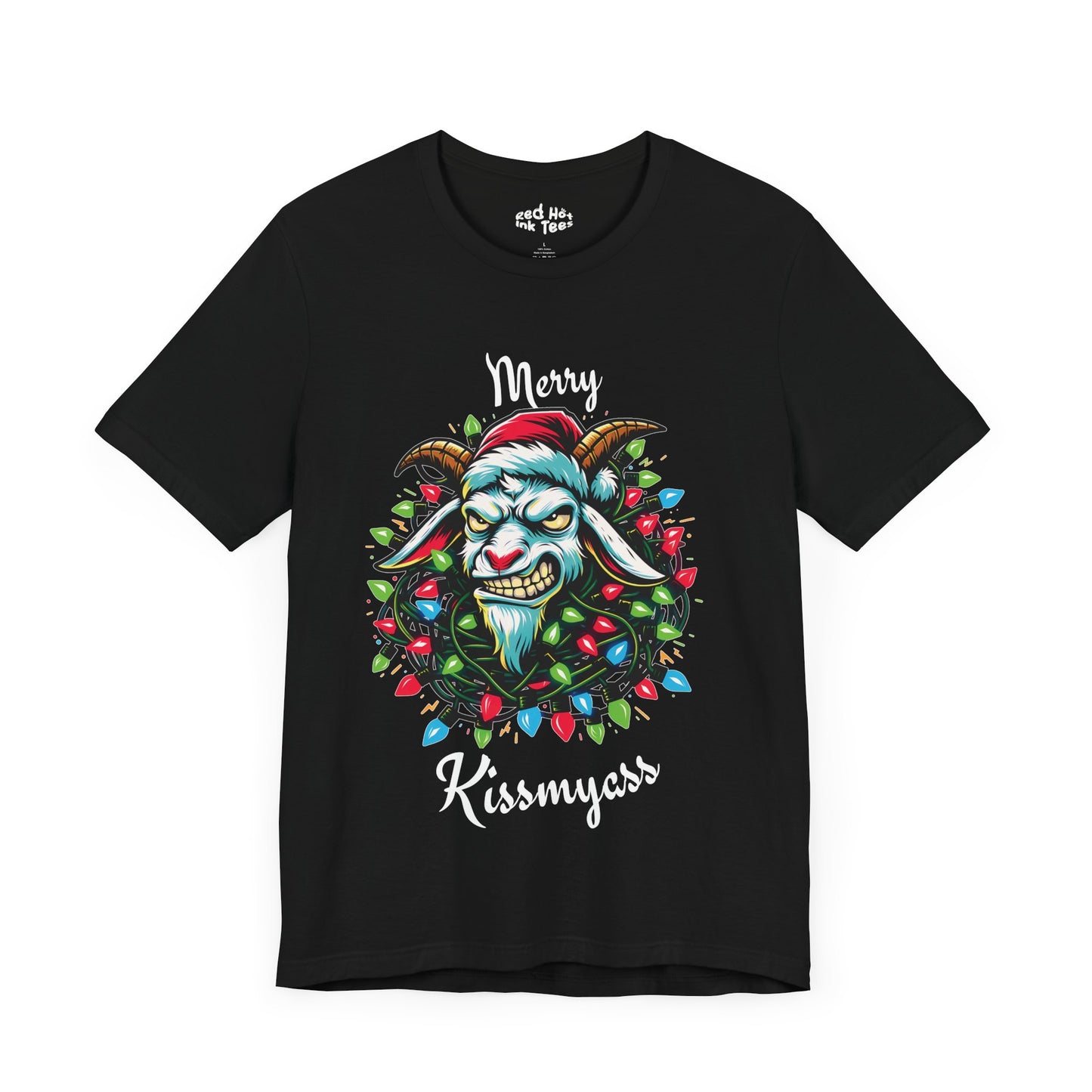 Merry Kissmyass Goat Tee