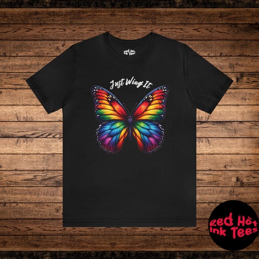 🦋 "Just Wing It Butterfly Tee" 🦋