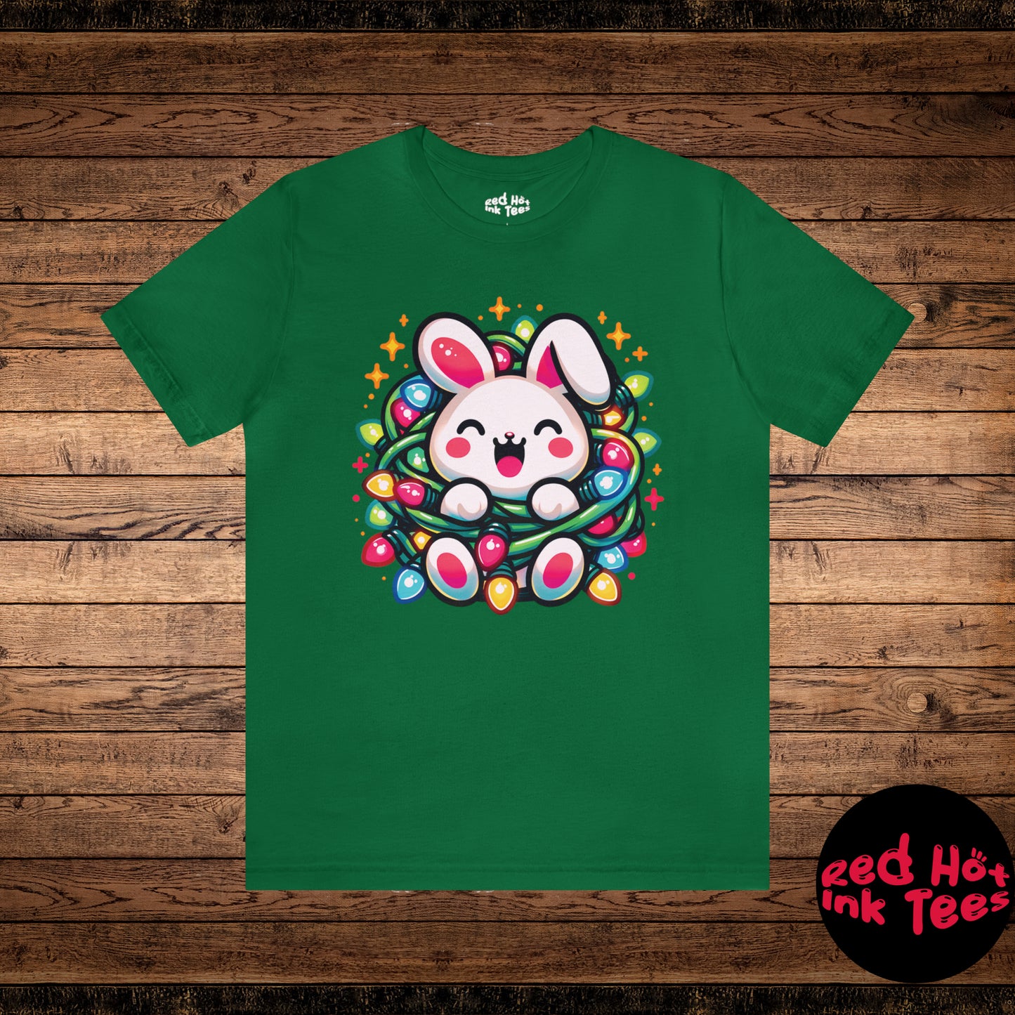 Bunny Christmas Entanglement Tee