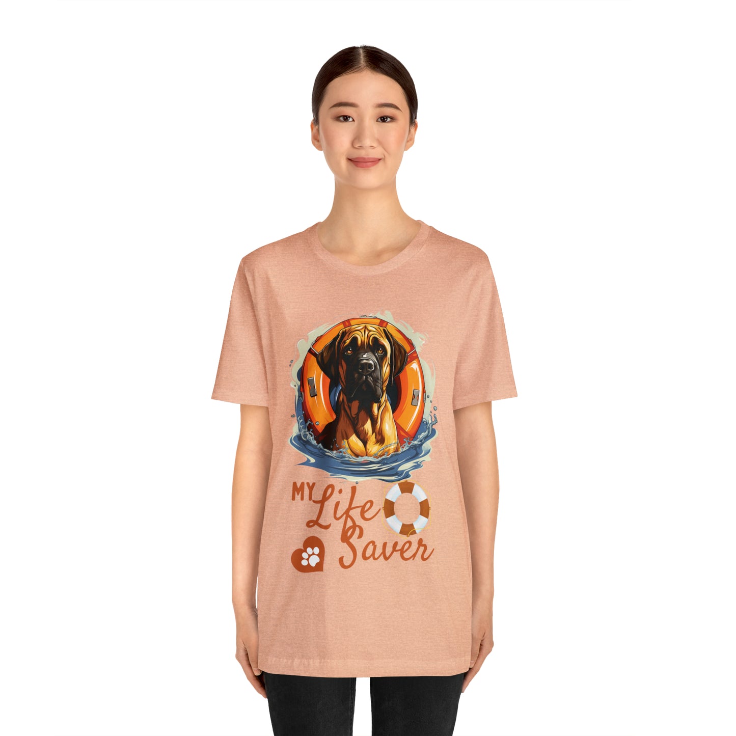 My Life Saver English Mastiff Dog Tee