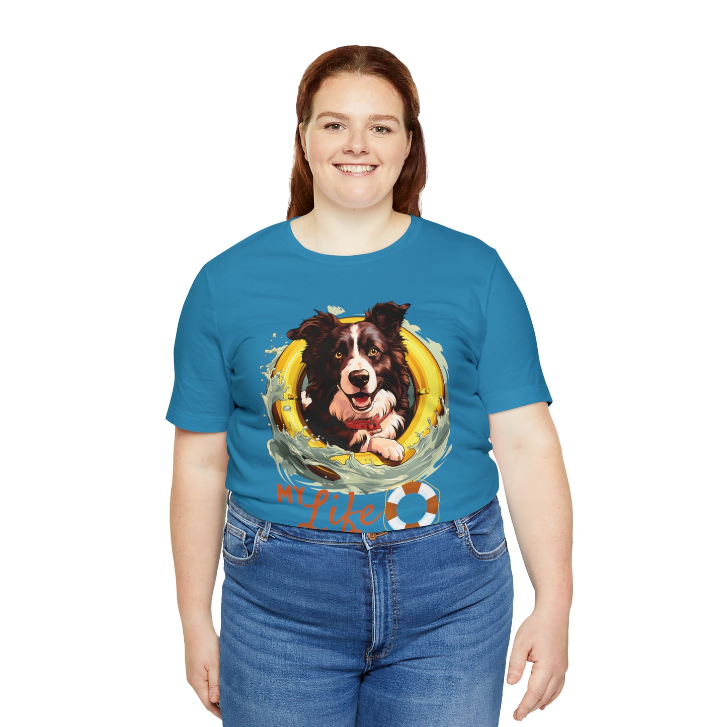 My Life Saver Border Collie Dog Tee