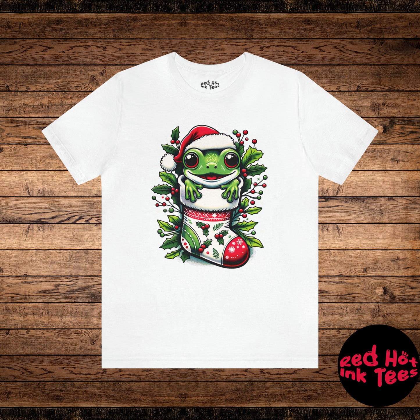 🐸 "Frog Stocking Tee" 🎄