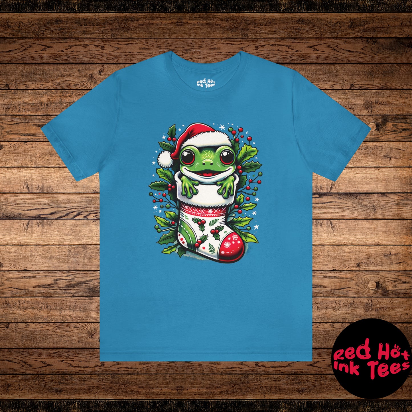 🐸 "Frog Stocking Tee" 🎄