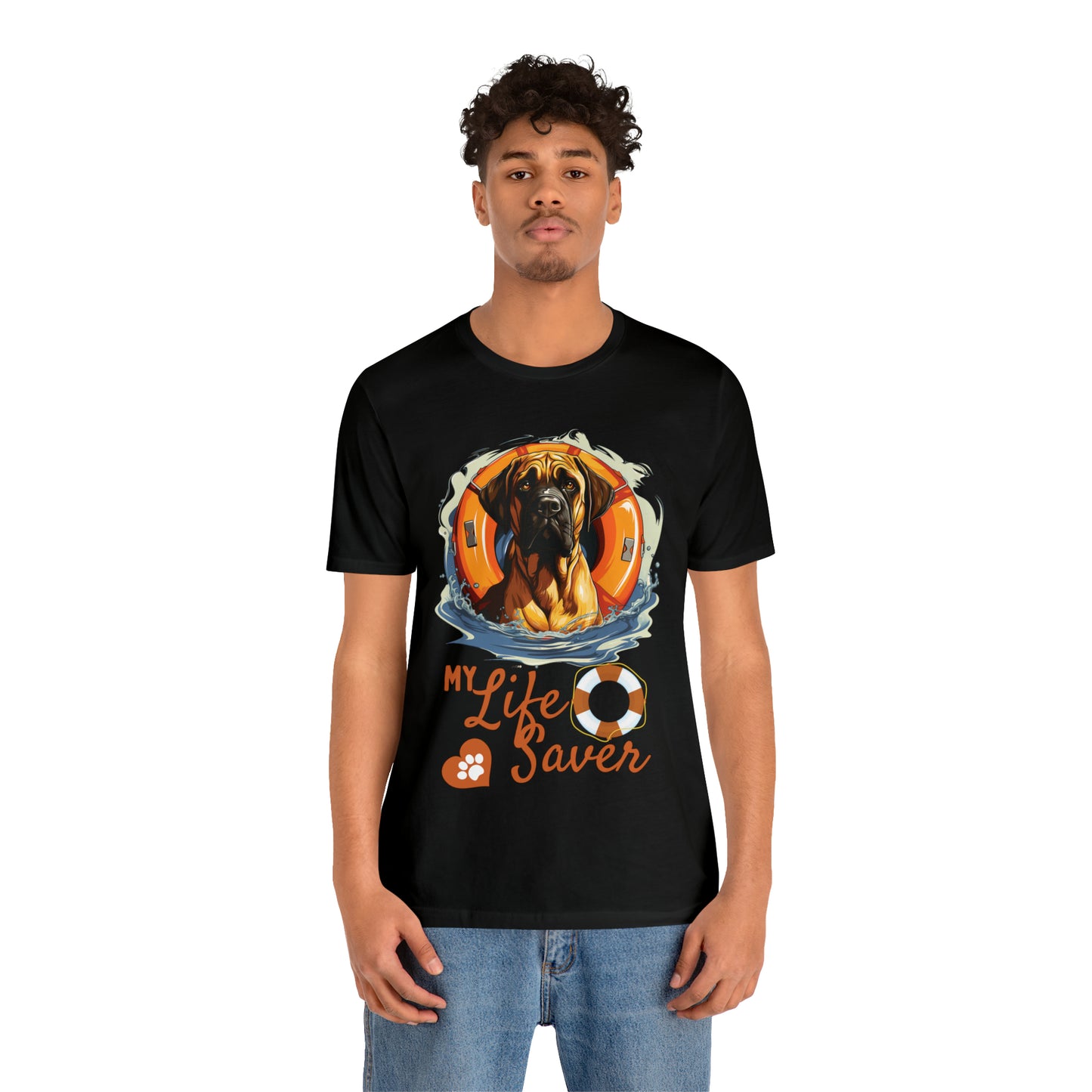 My Life Saver English Mastiff Dog Tee