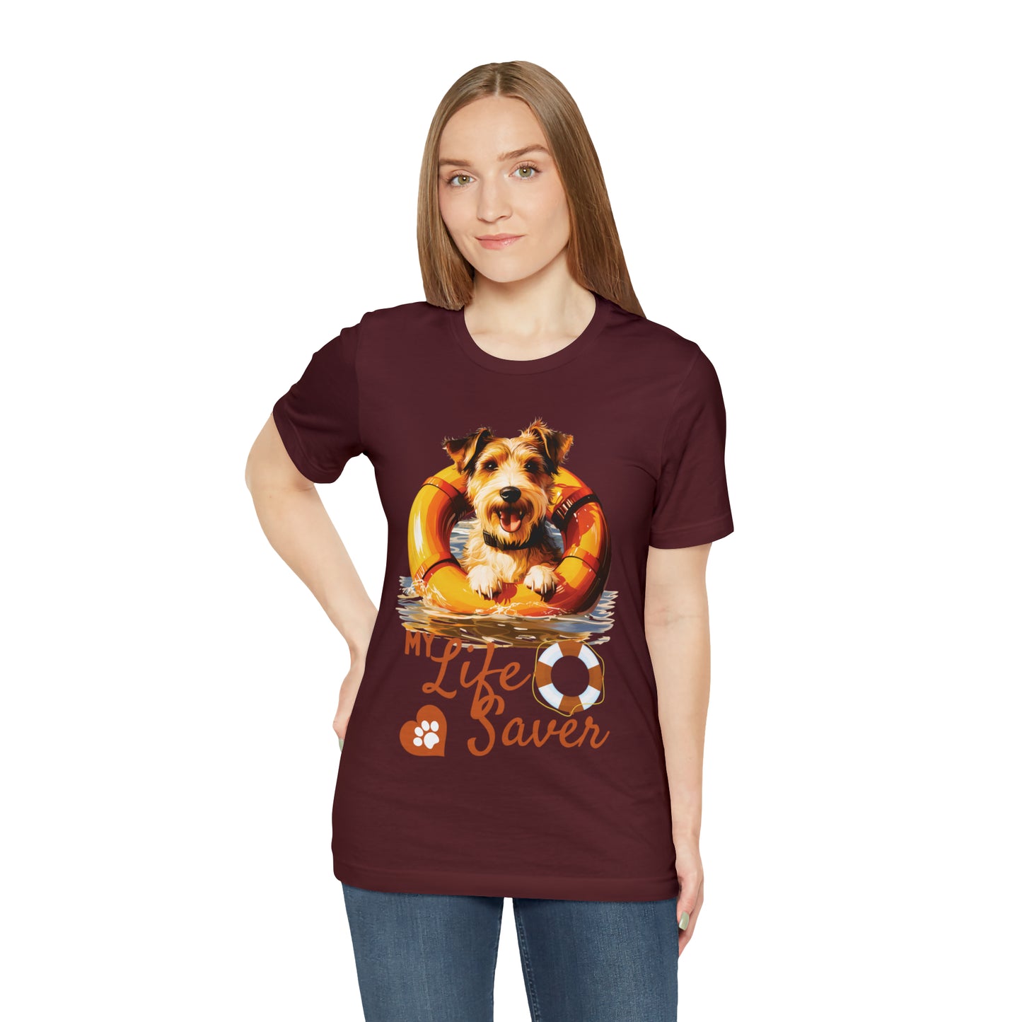 My Life Saver Wire Fox Terrier Dog Tee