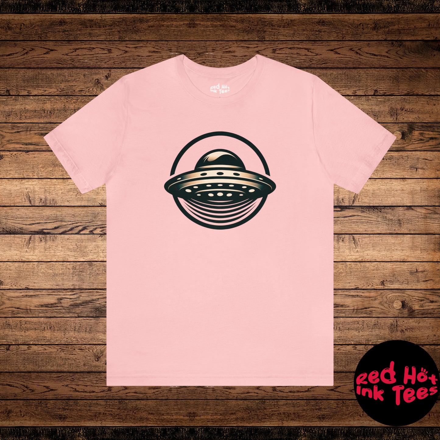 🛸 "Sleek Saucer: Minimalist UFO" Tee