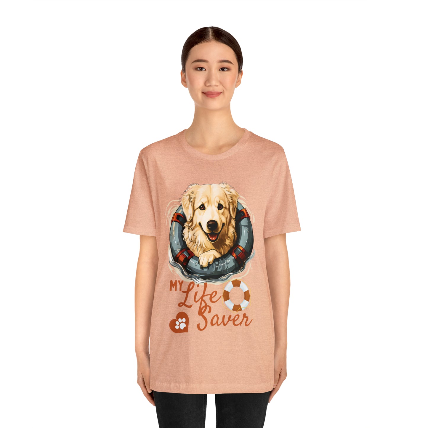 My Life Saver Great Pyrenees Dog Tee