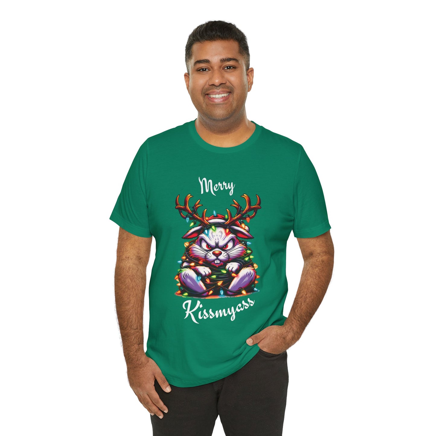 Merry Kissmyass Jackalope Tee