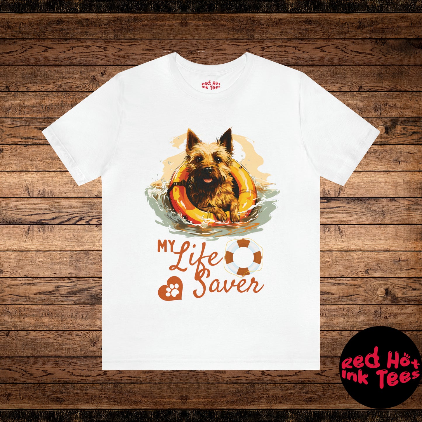 My Life Saver Cairn Terrier Dog Tee