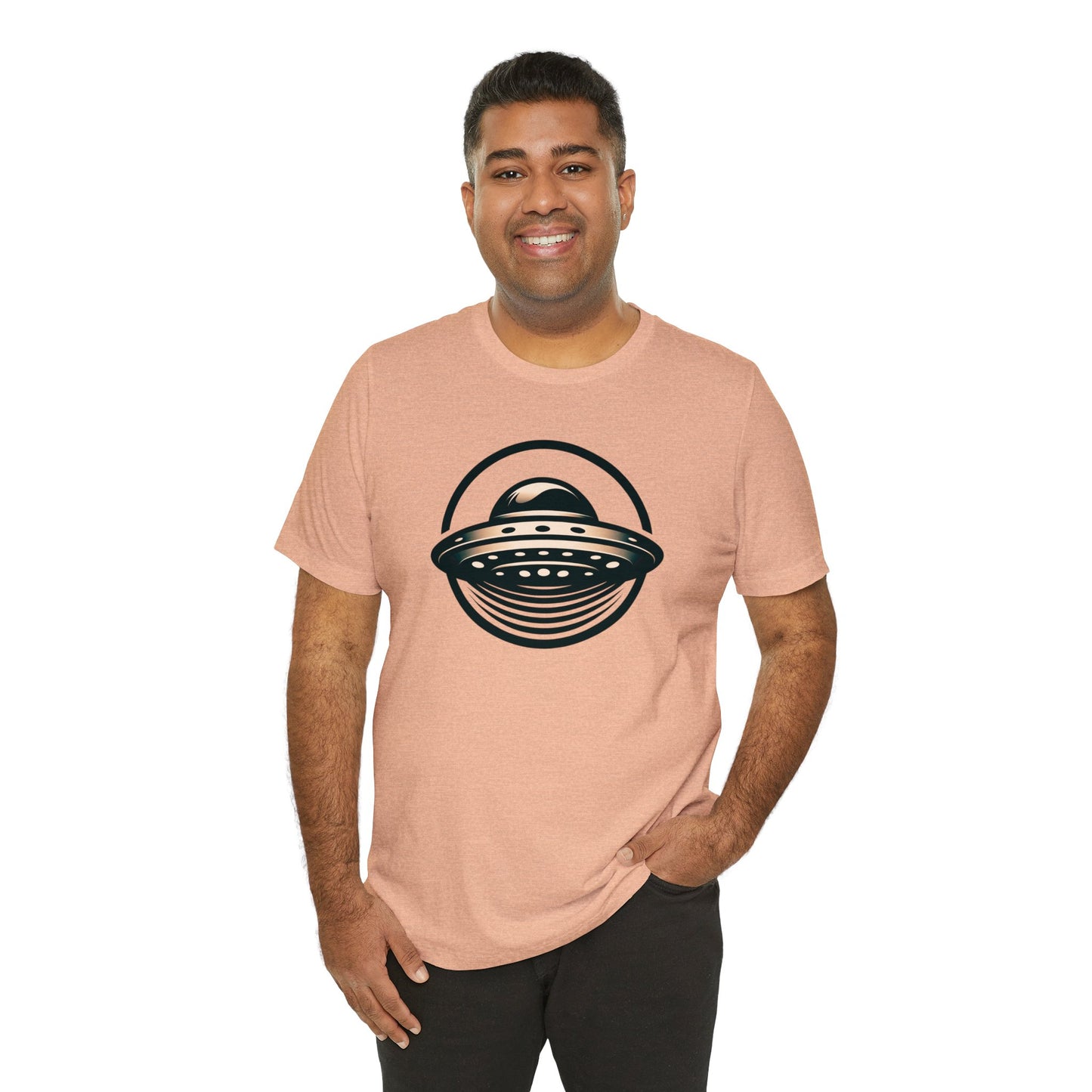 🛸 "Sleek Saucer: Minimalist UFO" Tee