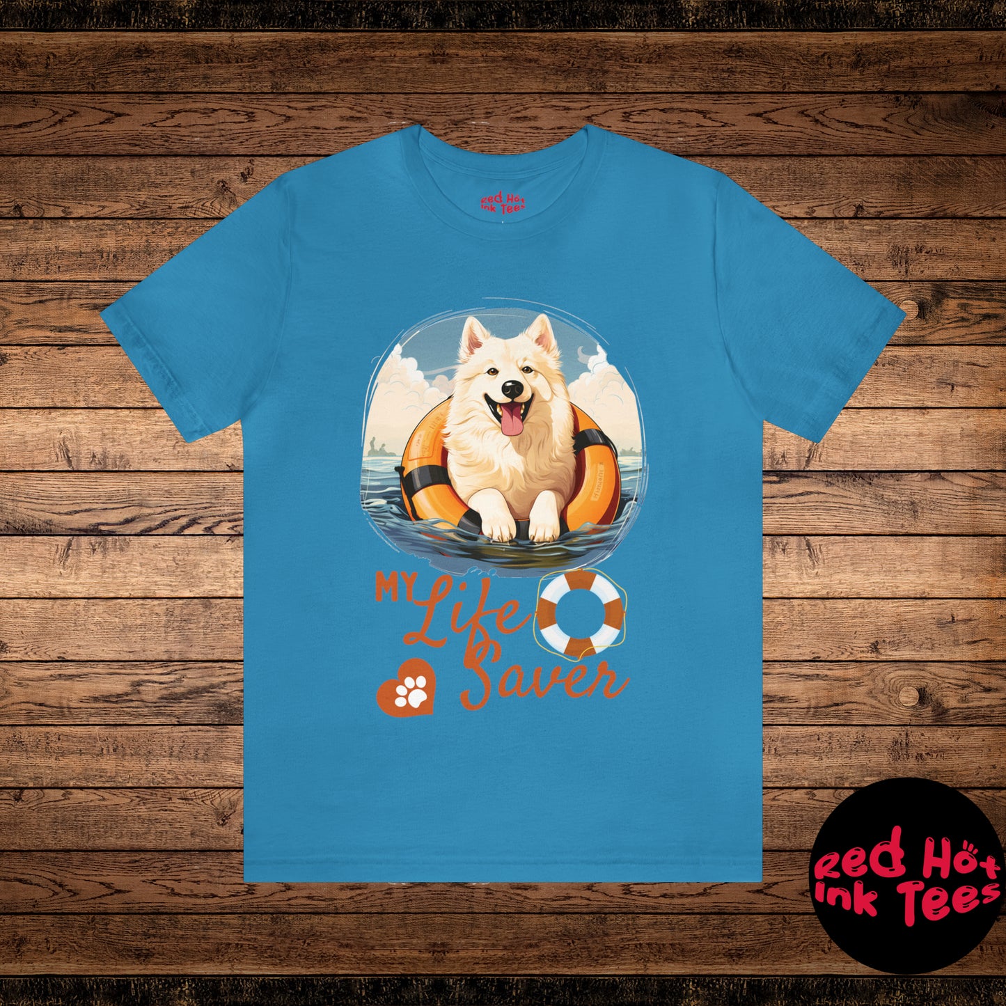 My Life Saver Samoyed Dog Tee