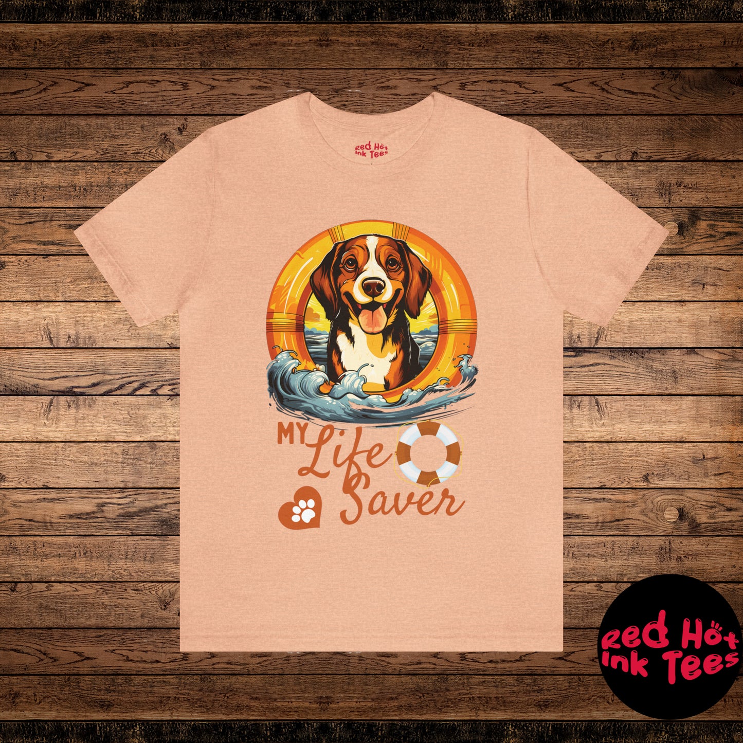 My Life Saver Beagle Dog Tee