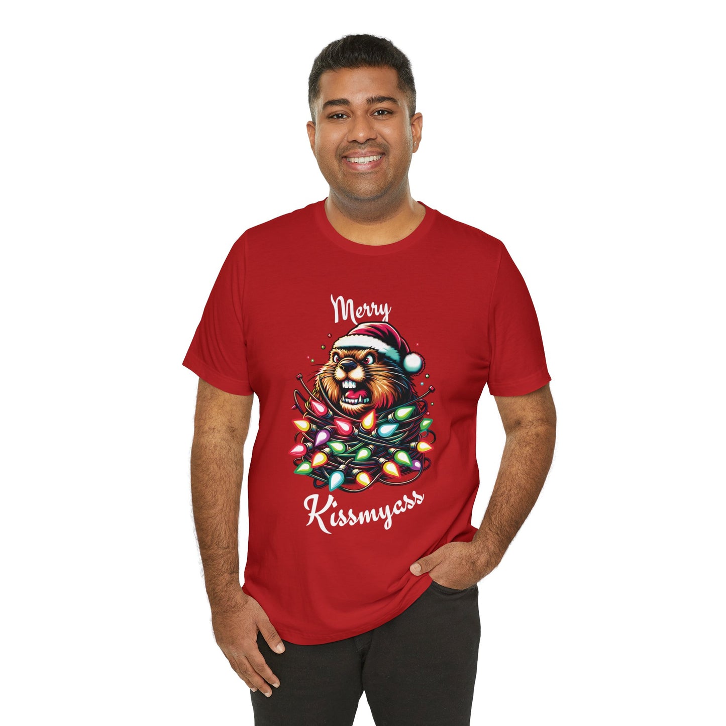 Merry Kissmyass Groundhog Tee