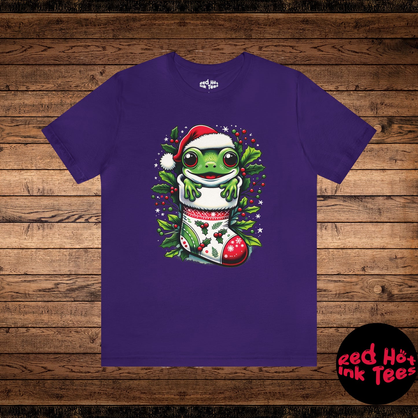 🐸 "Frog Stocking Tee" 🎄