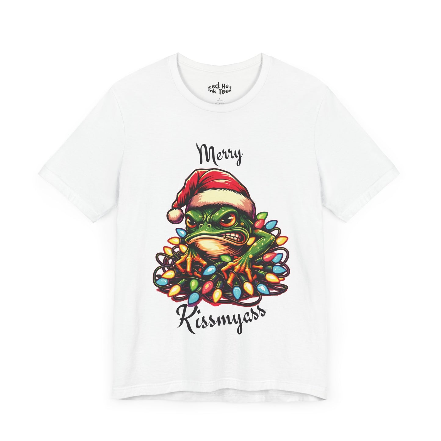 Merry Kissmyass Frog Tee