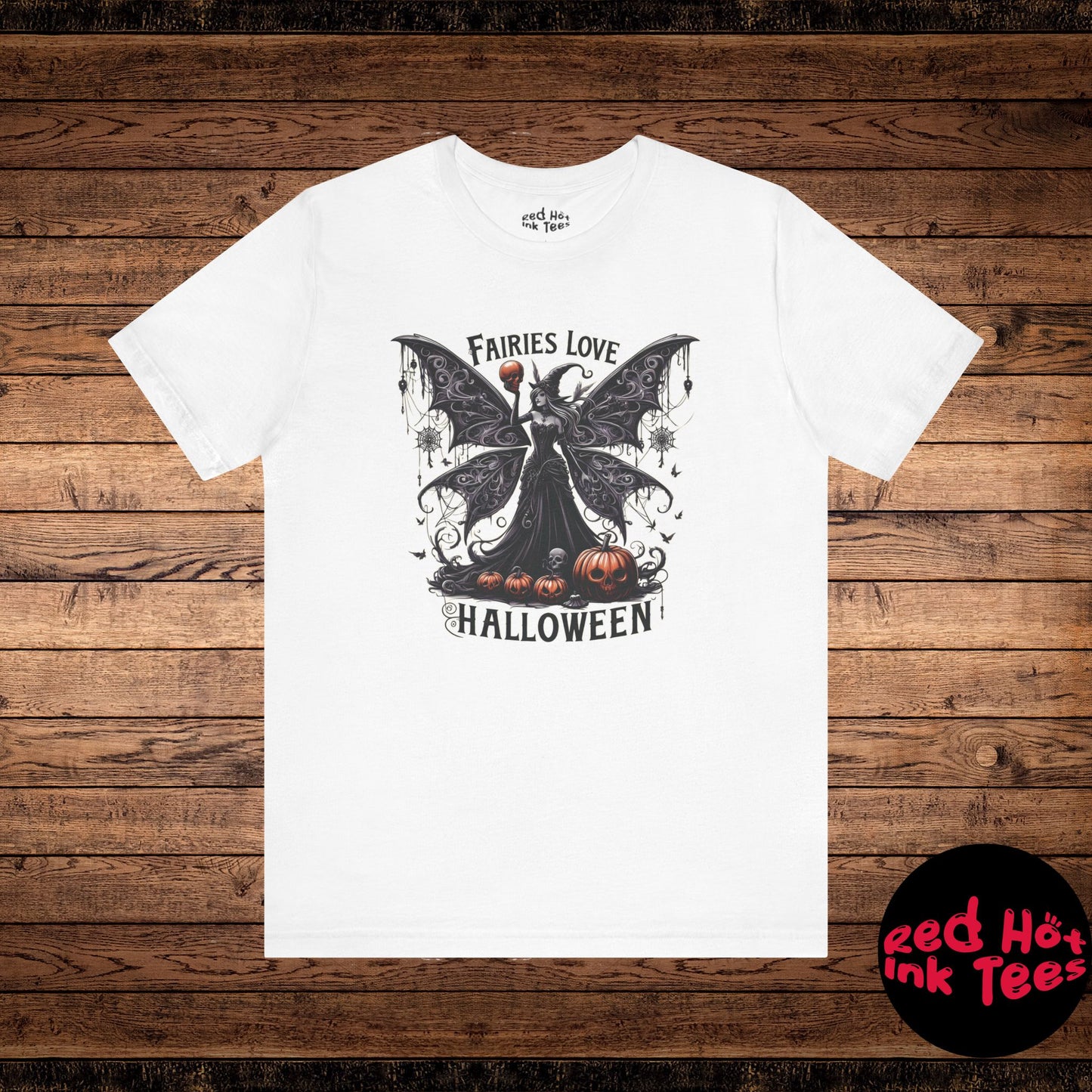 🧚‍♀️🖤 "Fairies Love Halloween" Gothic Fairy T-Shirt 🎃✨