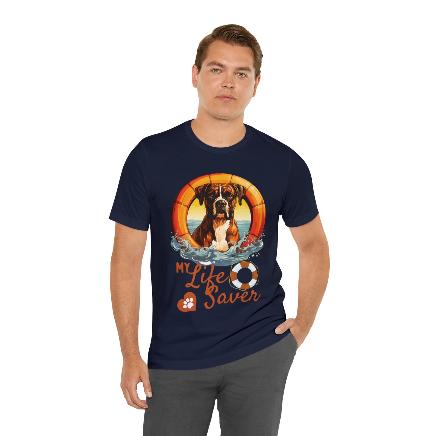 My Life Saver Boxer Dog Tee