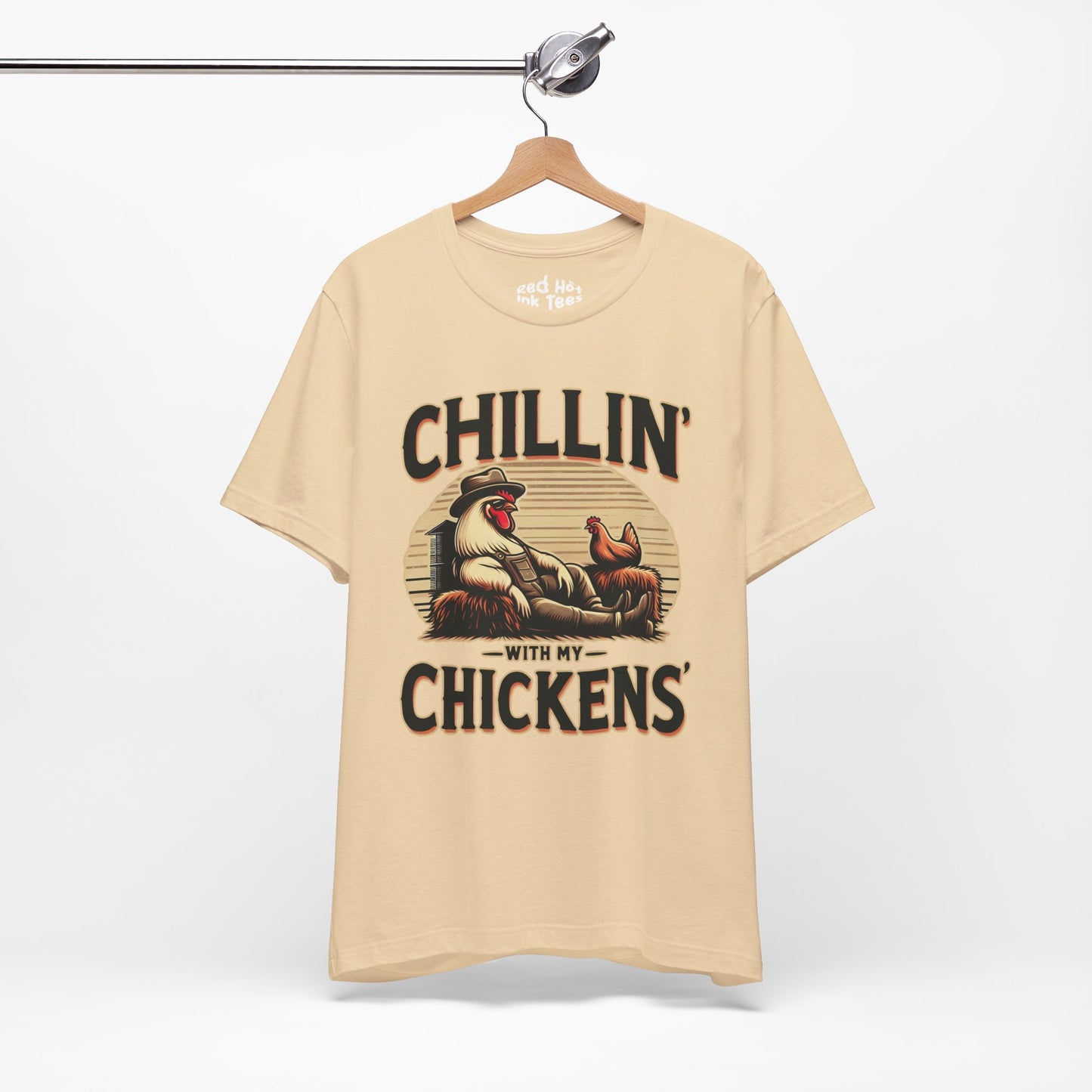 🐔 "Chillin' with My Chickens" Funny Rooster T-Shirt 🐓