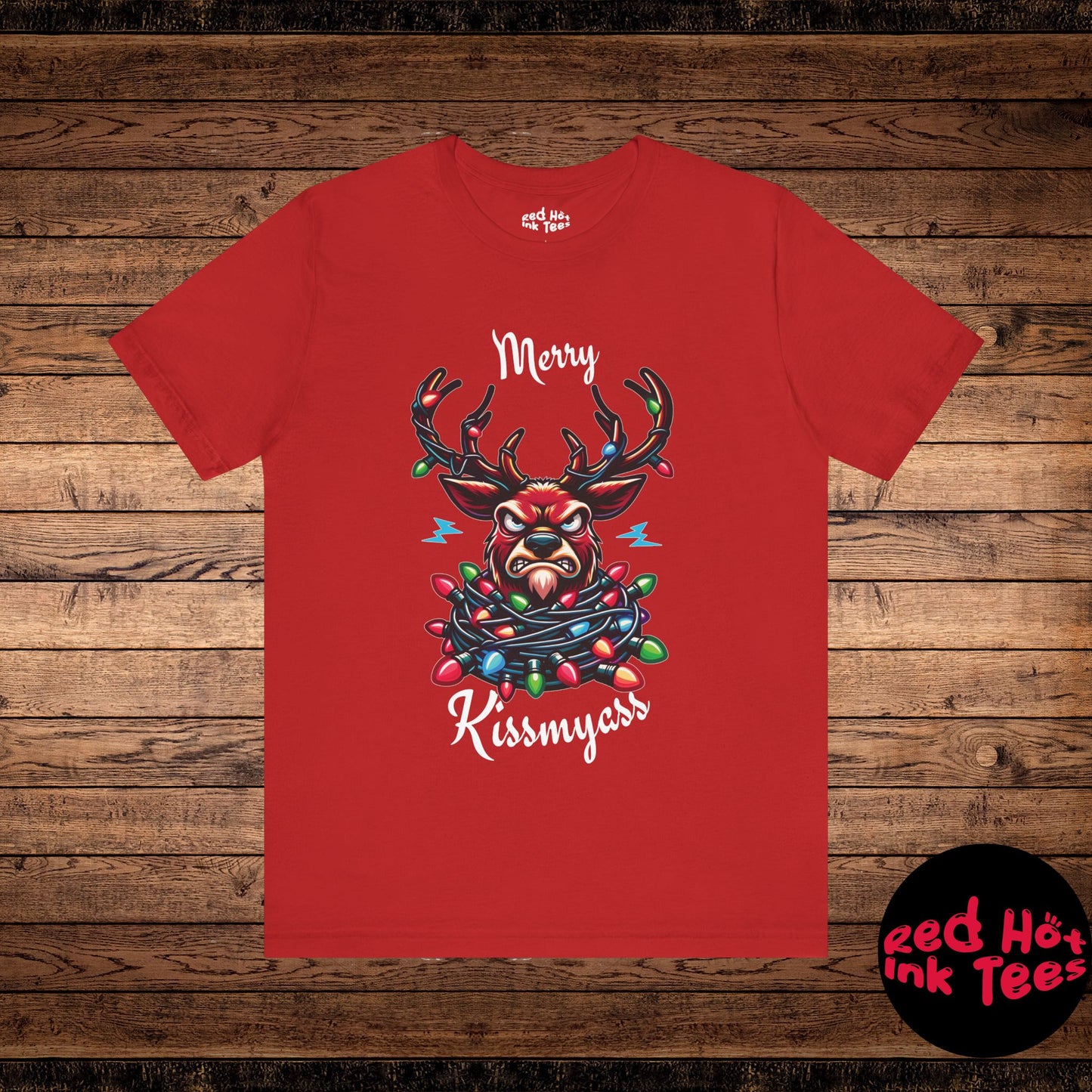 Merry Kissmyass Deer Tee