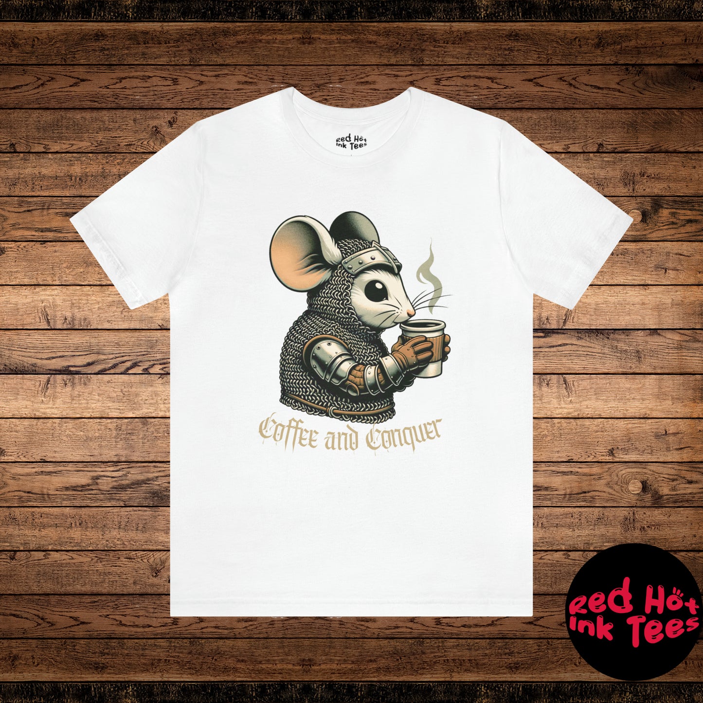 🐭 Coffee and Conquer Mouse Tee 🐭