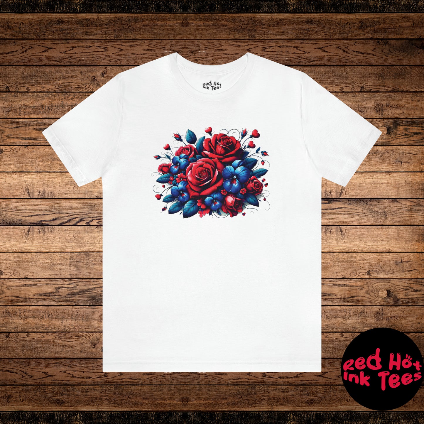 🌹💙 "Roses Are Red, Violets Are Blue 2" Tee 🌷🌼