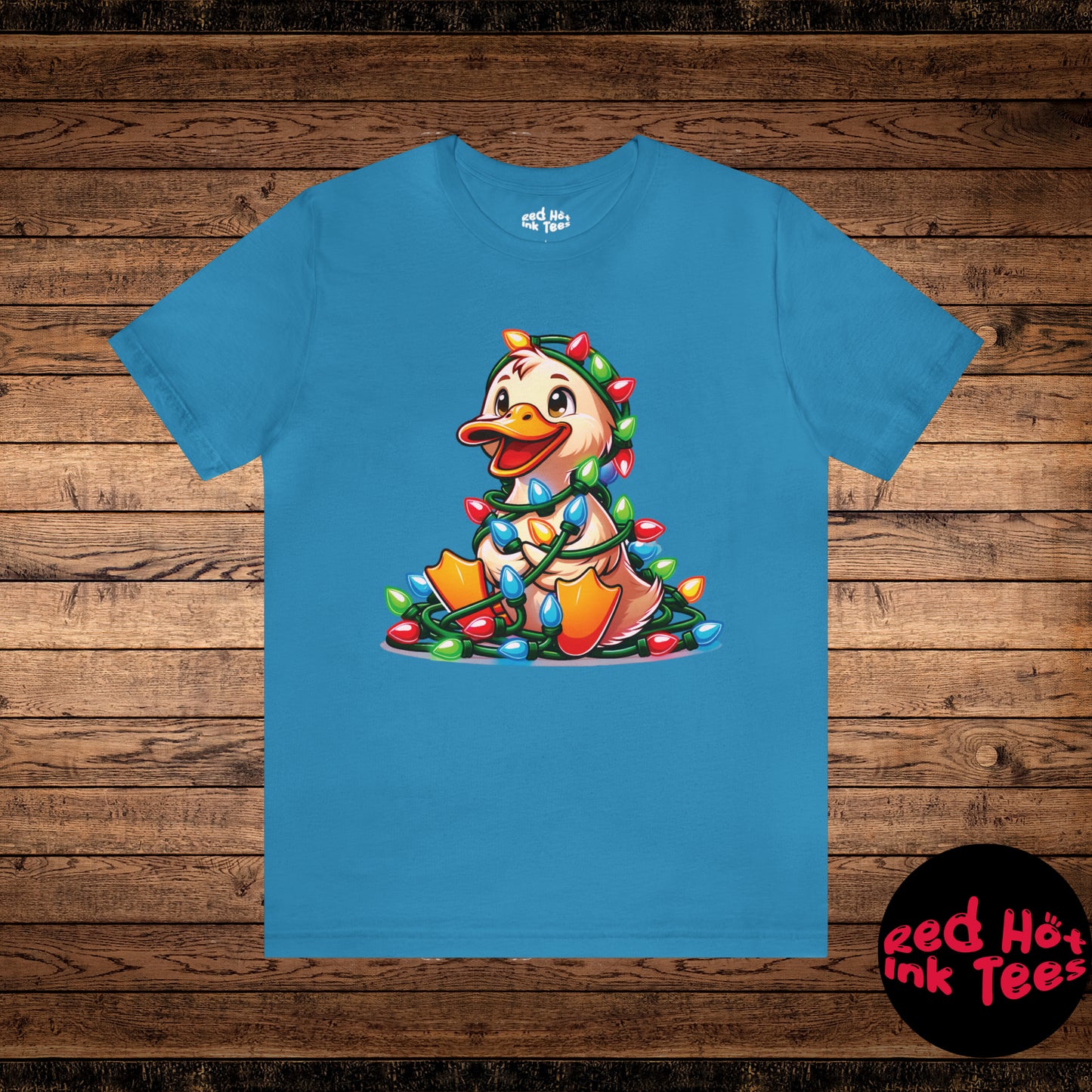 Duck Christmas Entanglement Tee