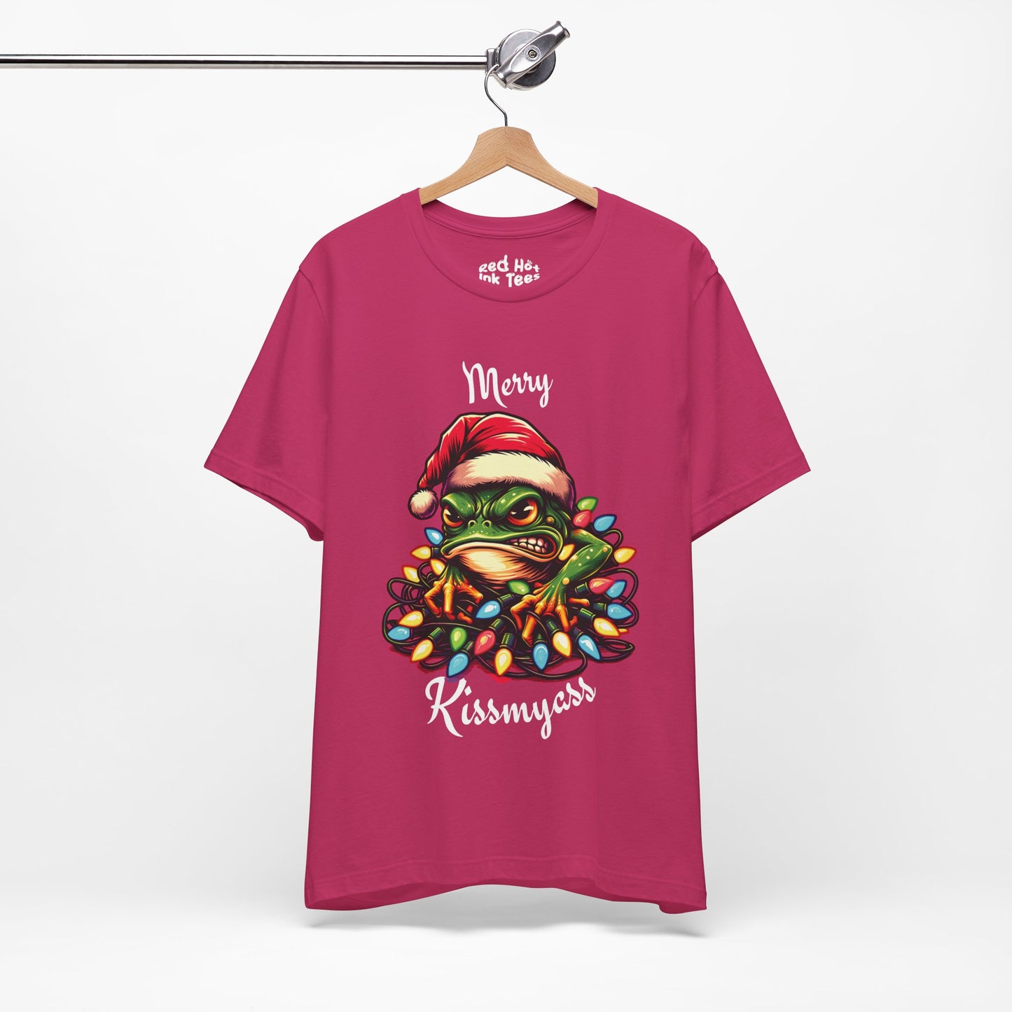 Merry Kissmyass Frog Tee