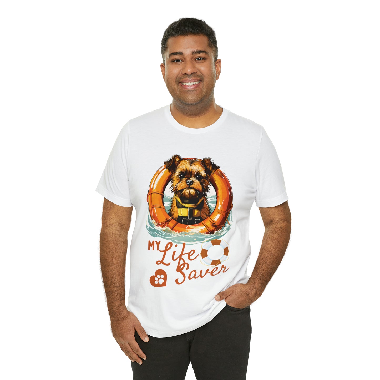 My Life Saver Griffon Bruxellois Dog Tee