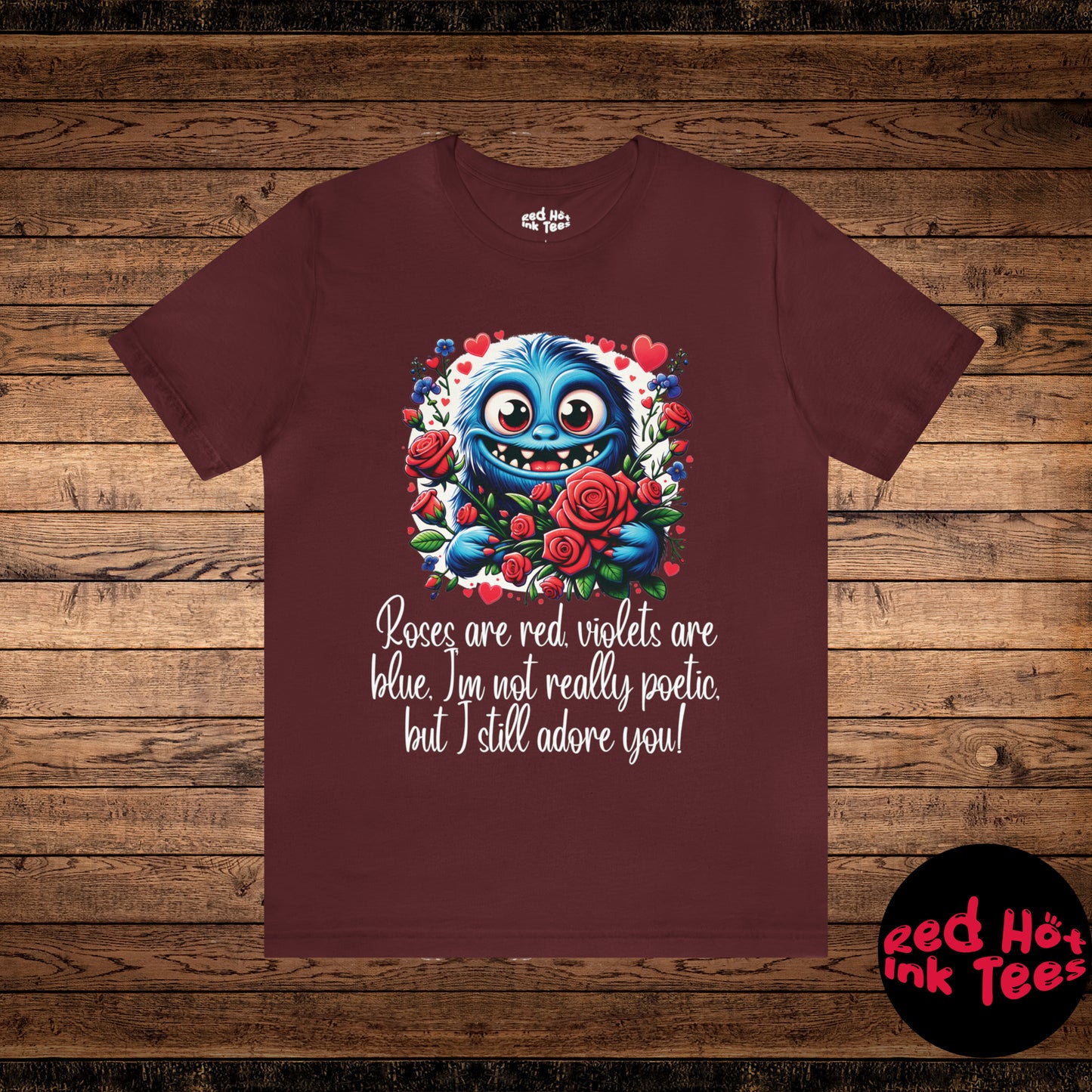 🌹💜 "Roses Are Red, Violets Are Blue" Tee 🌼👾