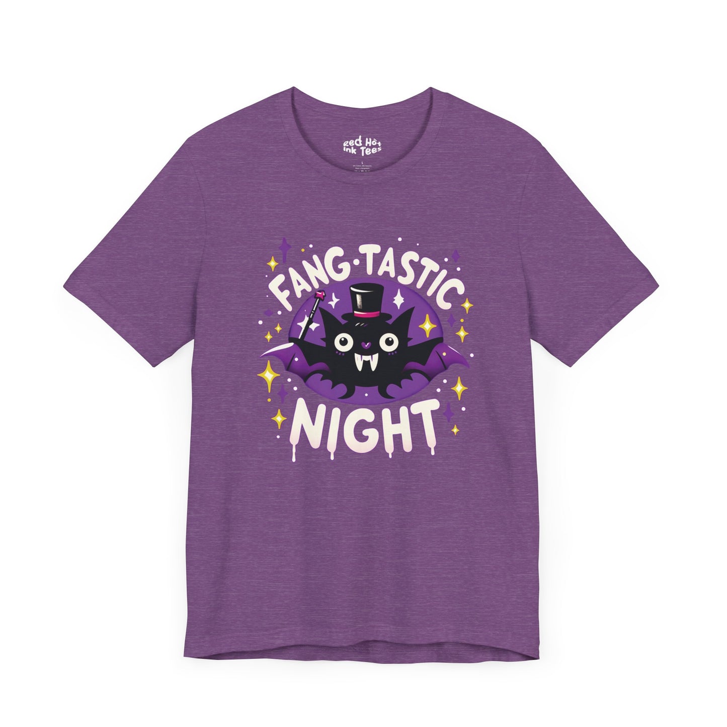 🦇 "Fang-Tastic Night" Cute Halloween Bat T-Shirt 🎃