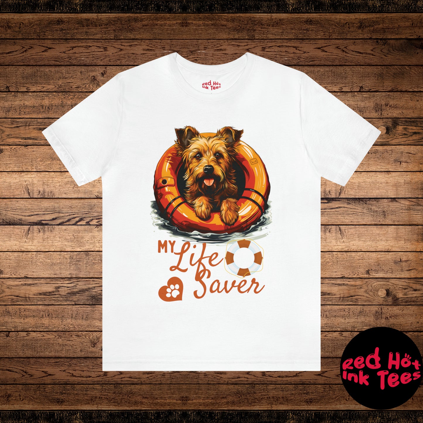 My Life Saver Australian Terrier Dog Tee