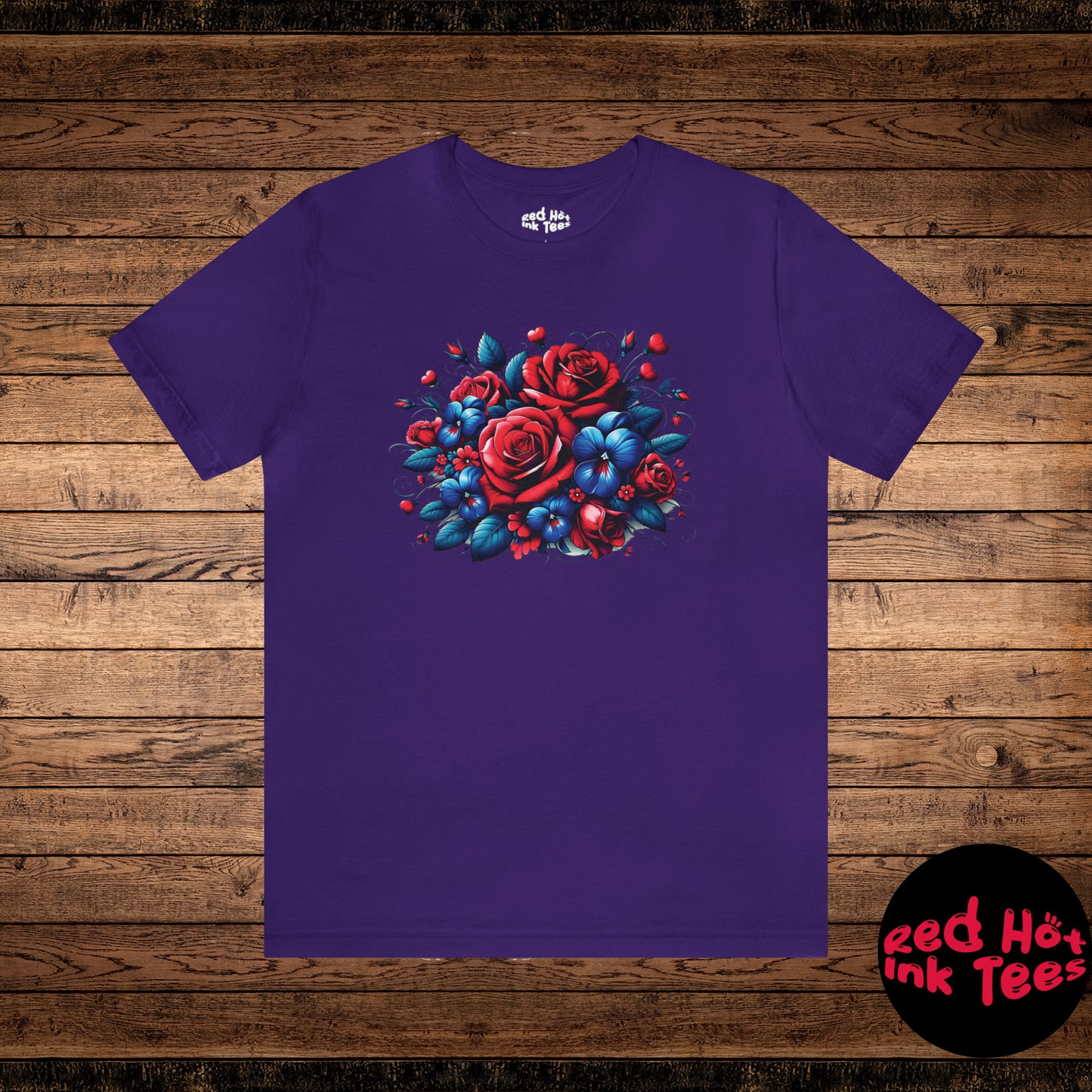 🌹💙 "Roses Are Red, Violets Are Blue 2" Tee 🌷🌼