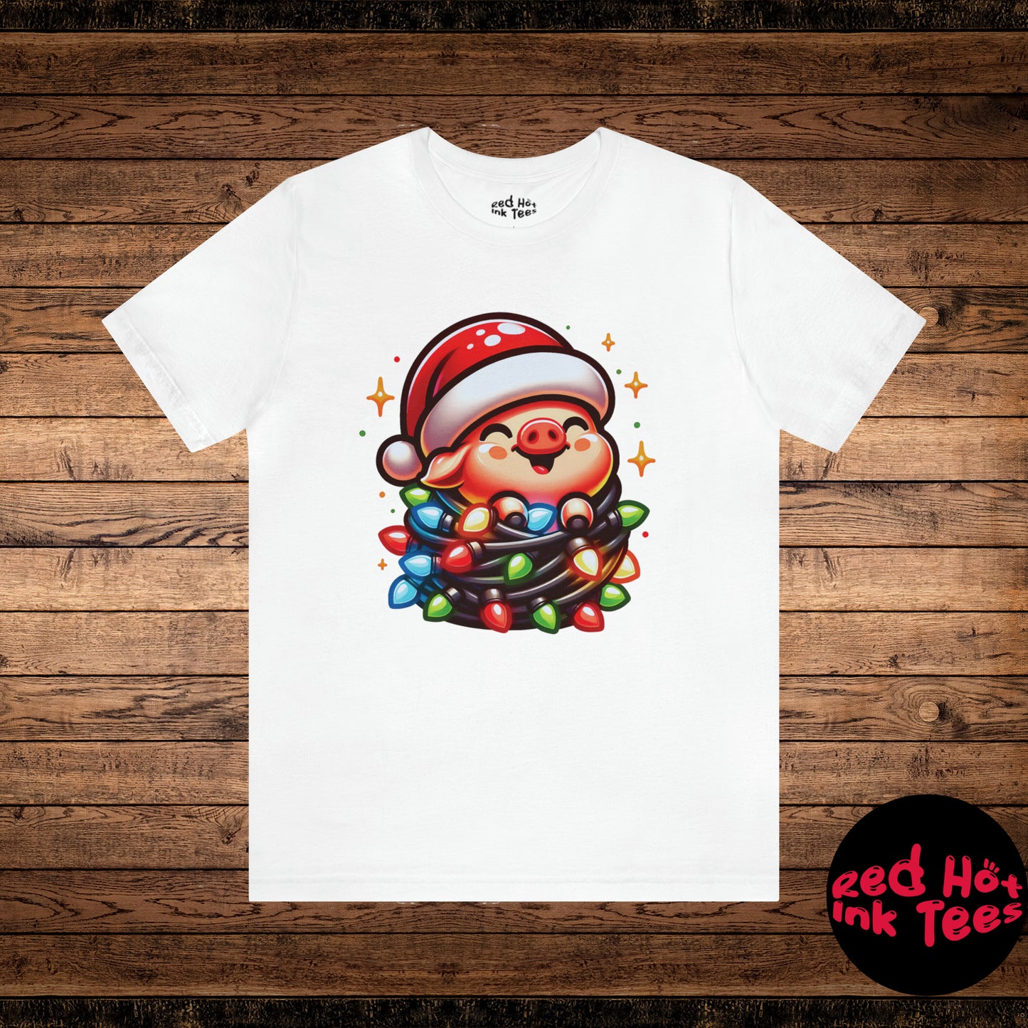 Pig Christmas Entanglement Tee