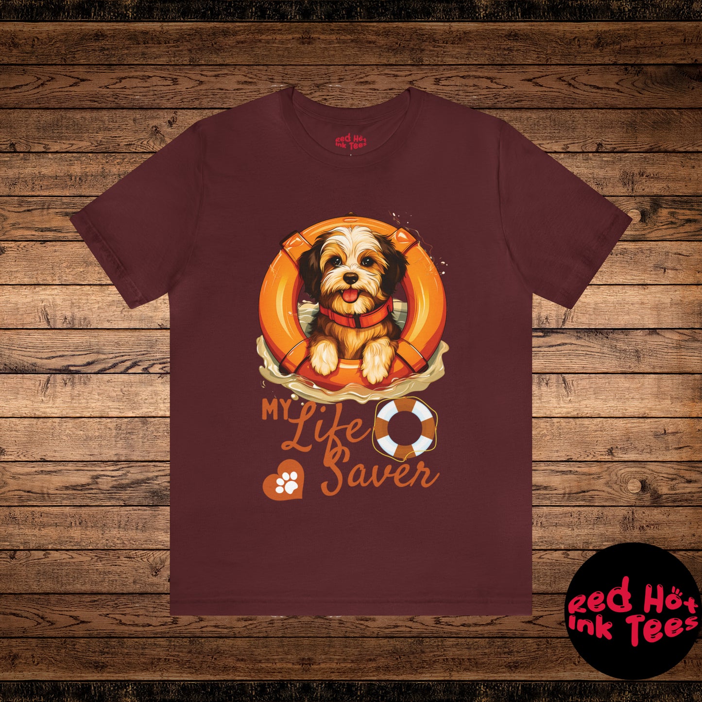 My Life Saver Lhasa Apso Dog Tee