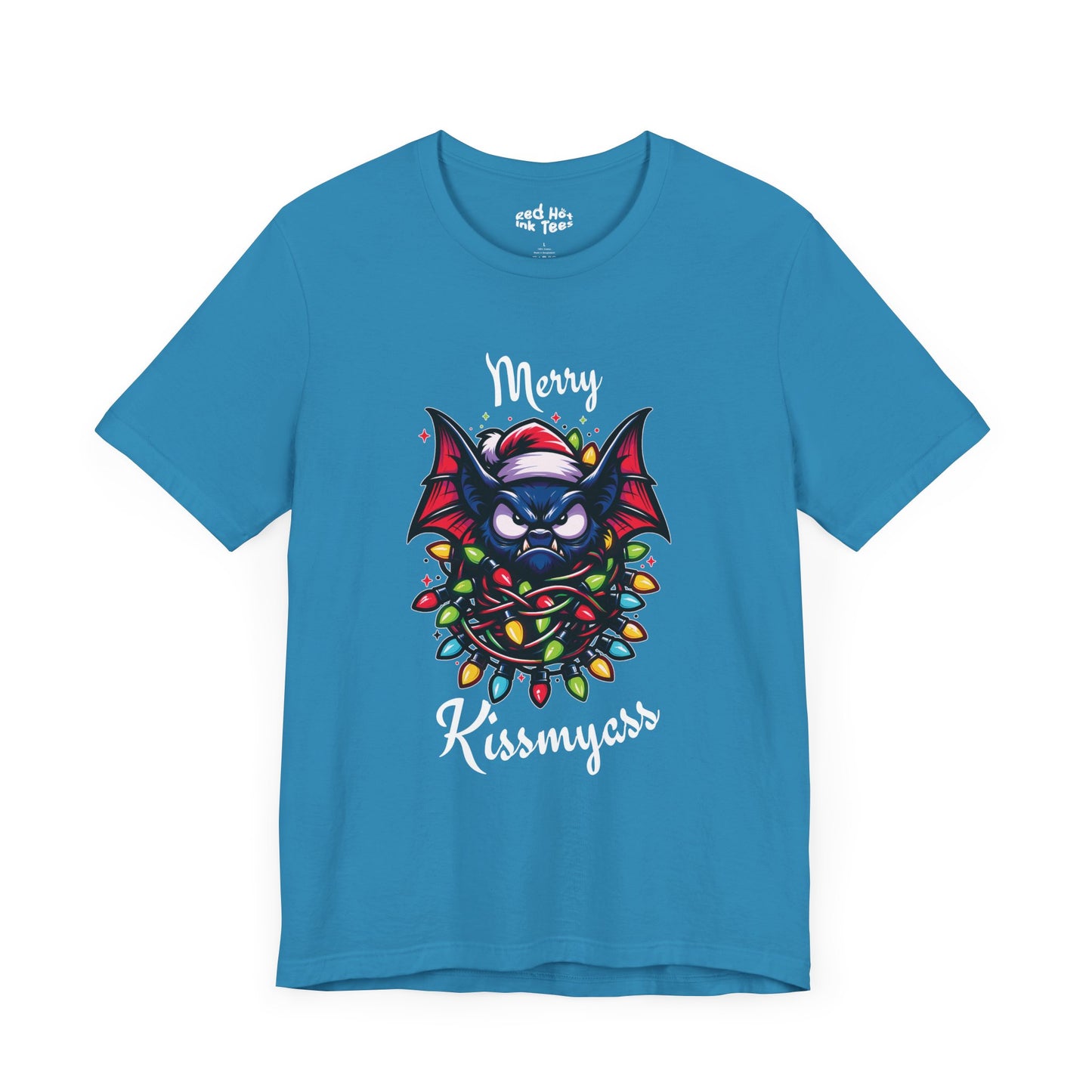 Merry Kissmyass Bat Tee