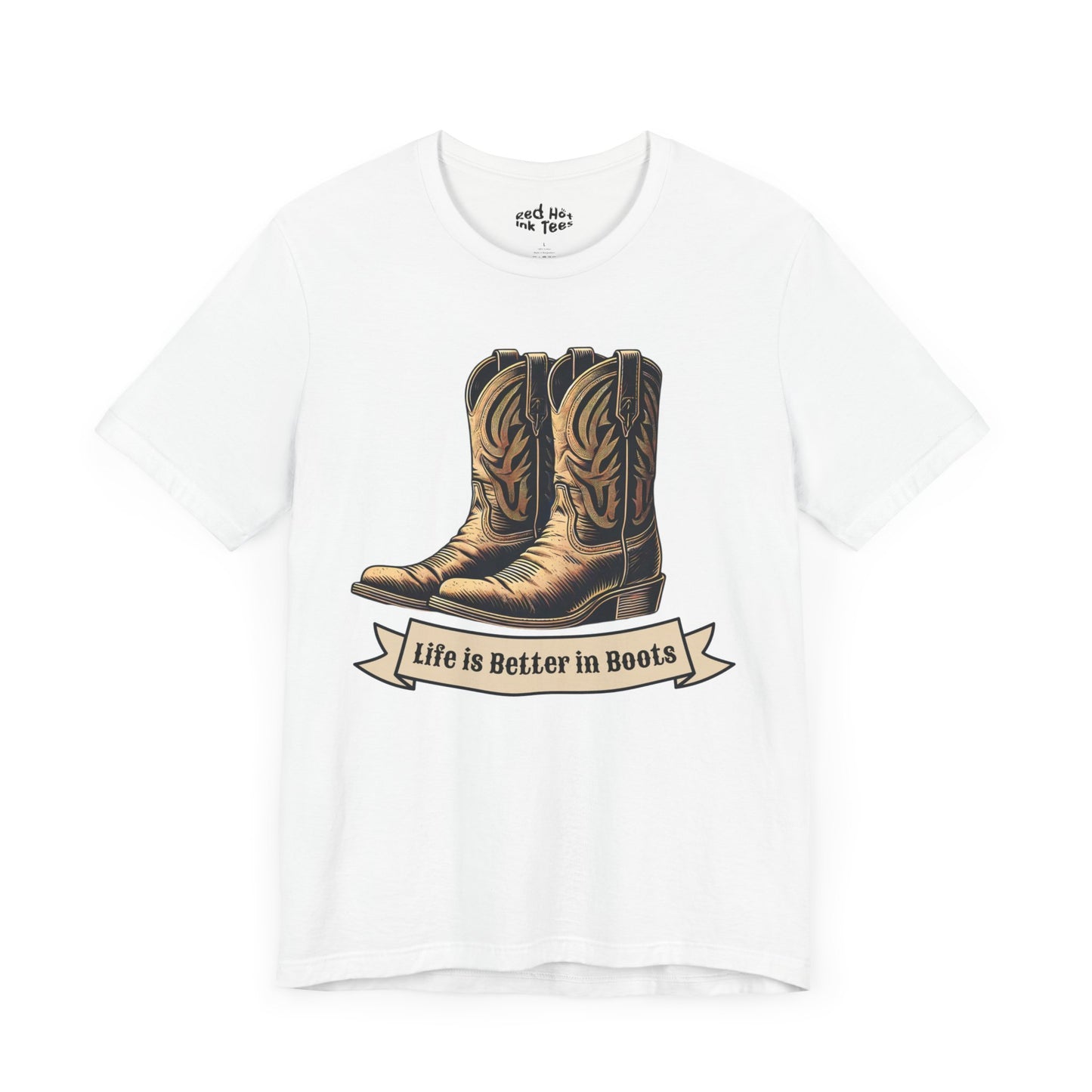 🤠 "Life is Better in Boots" Vintage Cowboy T-Shirt 🤠